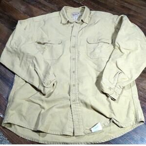Vintage Woolrich Rugged Outdoorwear Long Sleeve Button-Up Flannel Shirt, Size L